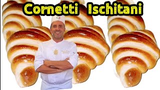 CORNETTI ISCHITANIRicetta originale fatta in casa Corso di pasticceria napoletana [upl. by Annam652]