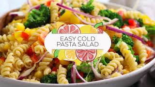 Easy Cold Pasta Salad [upl. by Servais]