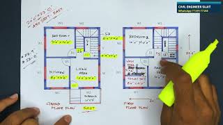 20x22 House Plan  2022 घर का नक्शा  2022 HOUSE PLAN 20 by 22 MAKAN KA NAKSHA  20x22 Home Map [upl. by Wadsworth]