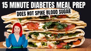 QUICK Low Carb Diabetic Meal Prep in Under 15 Minutes EASY Diabetes amp Prediabetes Lunch Recipe [upl. by Niaz8]