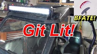 How to Install An LED Light Bar On Your UTV [upl. by Liponis]