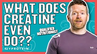 What Does Creatine Do  Nutritionist Explains  Myprotein [upl. by Minnie]