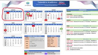 Calendário acadêmico da Unopar  Anhanguera  Uniderp 20241 [upl. by Mcclain46]