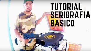 TUTORIAL COMO HACER TUS PROPIAS PLAYERAS CON SERIGRAFíA [upl. by Laurance286]