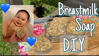 How to Make Breastmilk Baby Soap [upl. by Lien]