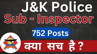 JKP  Sub Inspector  752 Posts 🔥 Soon  JKSSB UPDATES by IGCLASSES [upl. by Anaert]