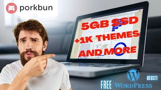 How To Make A Free Website With WordPress  Porkbuns stepbystep guide [upl. by Anaeda]