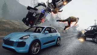 Gta 5 Pfister Astron Porsche Macan Police Chase [upl. by Martelli453]