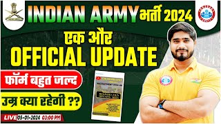 Indian Army 2024 Army Official Update  Army Online Form Date  Age Limit  Info By Dharmendra Sir [upl. by Aruasi]