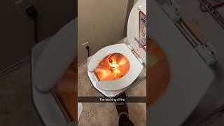 Guy is showing the burners in the incinerating toilet shorts [upl. by Dulcia170]