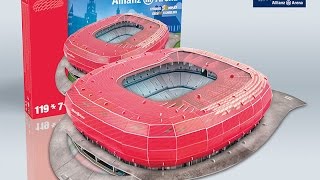 quotAllianz Arenaquot del FC Bayern München  Nanostad  Puzzle 3D [upl. by Haggar293]