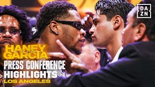 Devin Haney vs Ryan Garcia  LA Press Tour Highlights [upl. by Selrahc]