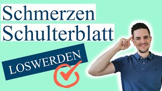 Endlich Schmerzen am Schulterblatt mit diesen 2 Übungen loswerden Brustwirbelsäule [upl. by Naehs]