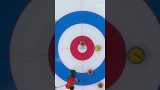 The emotion of a winning shot in curling 🙌🥌 [upl. by Sidran620]