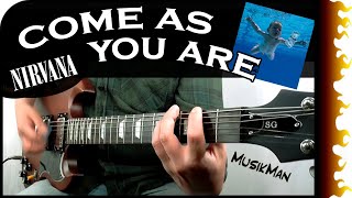 COME AS YOU ARE 😵  Nirvana  GUITAR Cover  MusikMan N°155 [upl. by Aikehs]