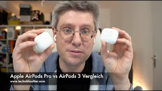 Apple AirPods Pro vs AirPods 3 Vergleich [upl. by Eahcim]