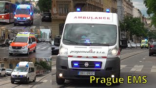 6x Ambulance Praag met spoed [upl. by Onig]