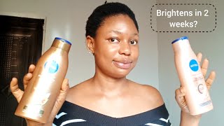 Brightens in 2 WeeksNivea Even Glow and Nivea Advanced Care Lotions nivealotion lightening [upl. by Nancy506]