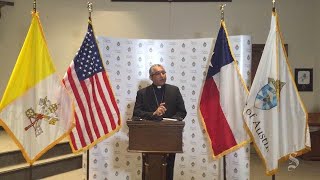 Pope tells Austin bishop not to give up the fight against death penalty [upl. by Ilecara]