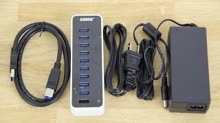 Atolla Powered USB 30 Hub  Unboxing and Review  2022 [upl. by Adallard503]