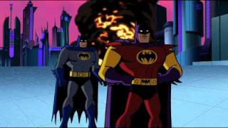 2 BATMAN THE BRAVE and THE BOLD quotThe Super Batman of Planet Xquot Kevin Conroy Voice [upl. by Tews]