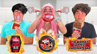 Eating The Worlds Spiciest Food Challenge [upl. by Lodnar]