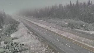 Juneuary Snow covers parts of British Columbia [upl. by Brine]