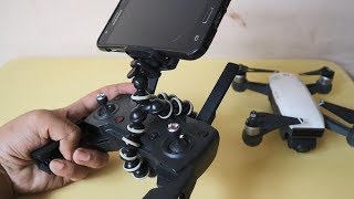 PHONE HOLDER Dji SparkMavic RC HACK [upl. by Kamal887]