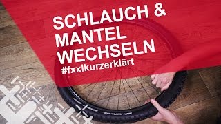 Wie wechsle ich meinen Fahrradreifen  fxxlkurzerklärt [upl. by Raama399]