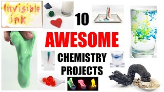 10 Awesome Chemistry Science Projects [upl. by Llewol]