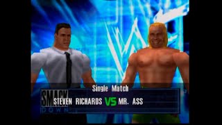 WWF No Mercy Plus v21  Steven Richards vs Billy Gunn N64 [upl. by Arrehs482]