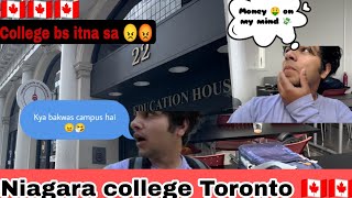 Niagara college Toronto campus tour 🇨🇦 22 College Street Toronto bs chota sa college 😡 youtube [upl. by Suoirad679]