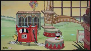 Cuphead Funfair Fever Run n Gun level  Trying until I beat it [upl. by Letnwahs982]