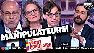 🔴➡️Front Populaire William Martinet LFI demonte le plateau dLCI sur JeanLuc Mélenchon [upl. by Landan]