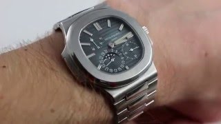 Patek Philippe Nautilus Ref 57121A Luxury Watch Review [upl. by Eesdnil]