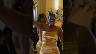 Simone Biles Winning All Those Golds Has Bridesmaids Doing Backflips 4 Their Girls Getting Married [upl. by Nnail]