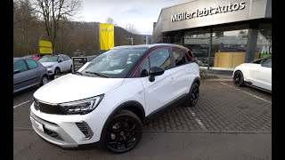 Opel Crossland 2021 GS Line Erfahrung Reichweite Roomtour innen und außen [upl. by Halsted]