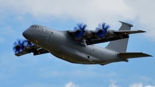 Antonov An70 at the 2013 Paris Airshow [upl. by Krid]