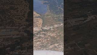 Landing on Corfu beautifull views greece corfu plane flight sky beach ocean [upl. by Goober]