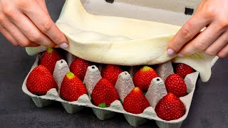 Dont rush to throw away the egg trays The perfect puff pastry dessert [upl. by Otreblanauj]