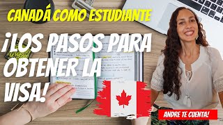 CANADÁ como estudiante 🚀 Los pasos para obtener la visa 🇨🇦🍁 [upl. by Urbas]