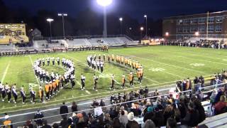 Cuyahoga Falls Marching Band Senior Night 10302015 Pregame [upl. by Einad]