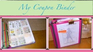 Couponing 101 My Coupon Binder how to organize [upl. by Edwards]