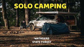 SOLO OVERNIGHTER IN THE WATAGANS CAMPING 4WDRIVNG EXPLORING [upl. by Yessydo]