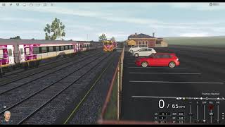 VLine N470 City of Wangaratta Departing Warrnambool Station to Melbourne  Leslie RS5T HORN SHOW [upl. by Sirhc660]