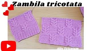 Zambila tricotata Узор гиацинт Knitting easy model hyacinths [upl. by Jennie]