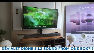 Devialet Dione 512 Soundbar  All This Sound One BOX [upl. by Aigneis]