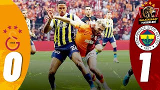 Galatasaray 01 Fenerbahçe  Maç Özeti  Önemli Kareler [upl. by Hallvard]