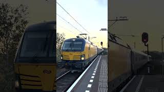 Nightjet met Vectron loc komt door station Duivendrecht train trainspotting shorts [upl. by Alpert]