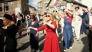 Grassington 1940s Weekend Sept 2022 Yorkshire Dales 40s MusicDancingFashions Select HD Qualy [upl. by Prudence44]